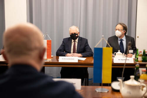 Spotkanie wicepremiera Jarosława Gowina z ukraińskim wicepremierem Oleksijem Reznikovem 