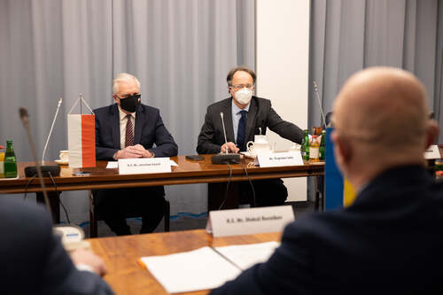 Spotkanie wicepremiera Jarosława Gowina z ukraińskim wicepremierem Oleksijem Reznikovem