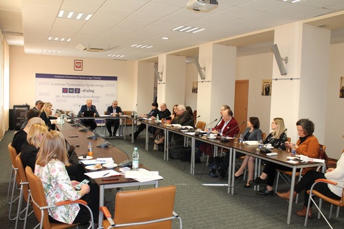 Członkowie zespołu problemowego RDS ds. funduszy europejskich w dniu 5 marca 2020 r.